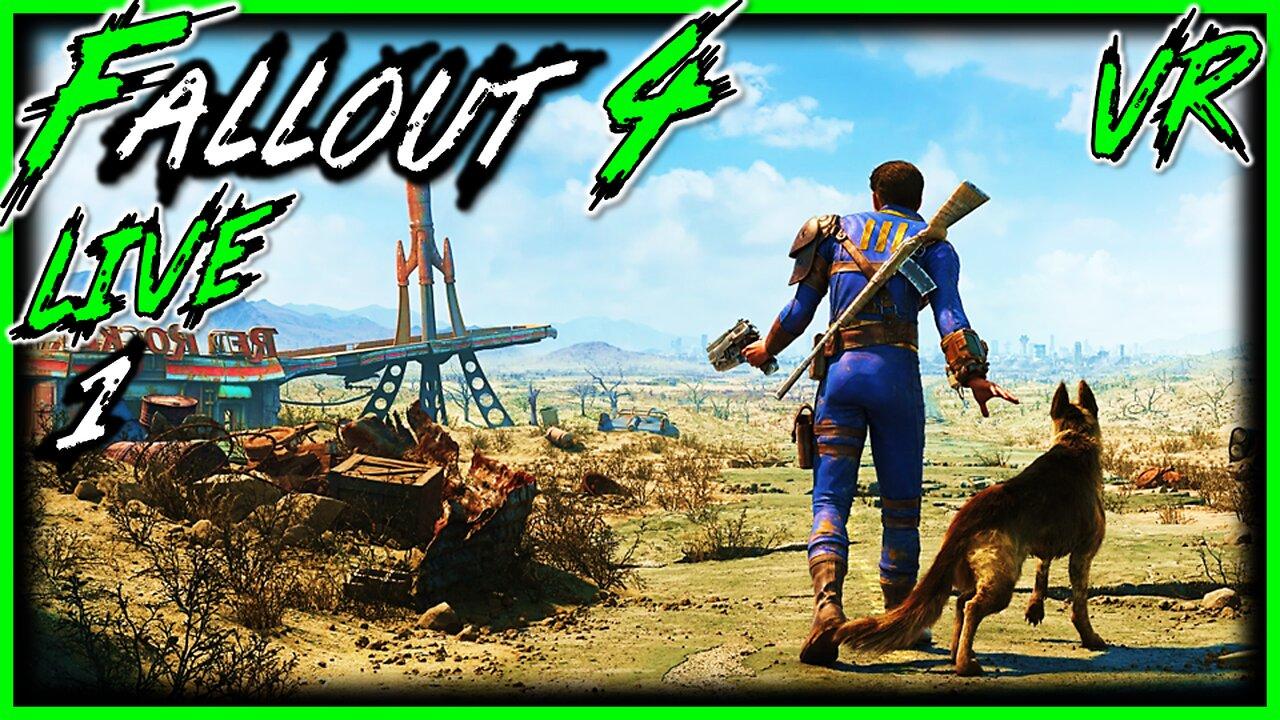 🔴 Entering the Virtual Reality Commonwealth! | Fallout 4 VR Vanilla+