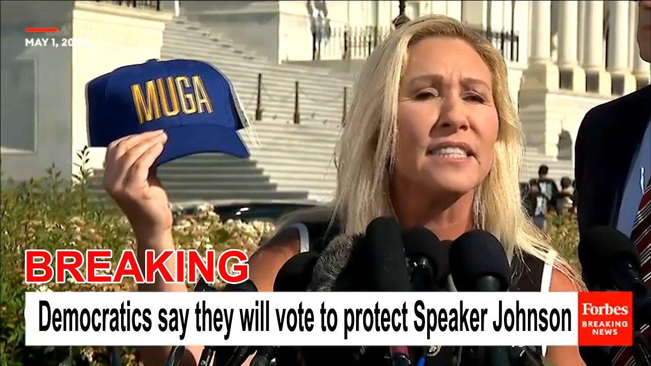 BREAKING: Democratics say they will vote to protect Speaker Johnson