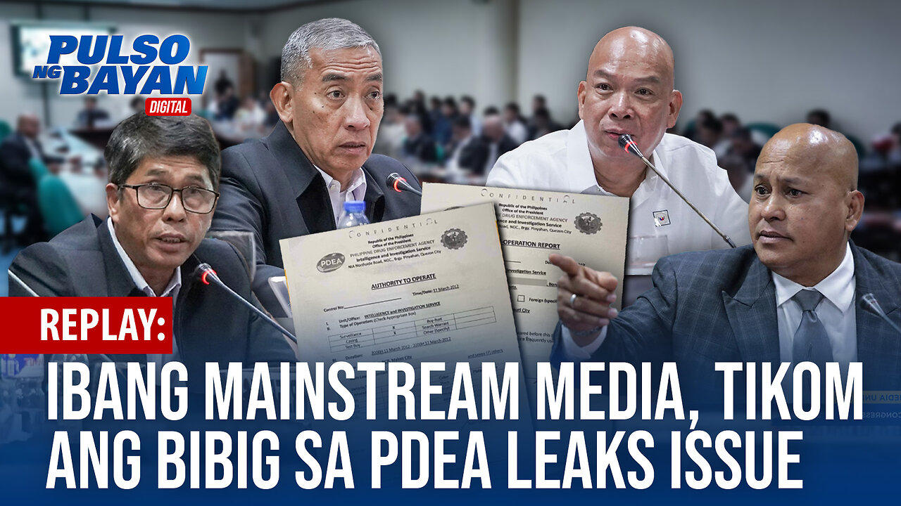 REPLAY | Ibang mainstream media, tikom ang bibig sa isyu ng PDEA leaks −dating PDEA agent