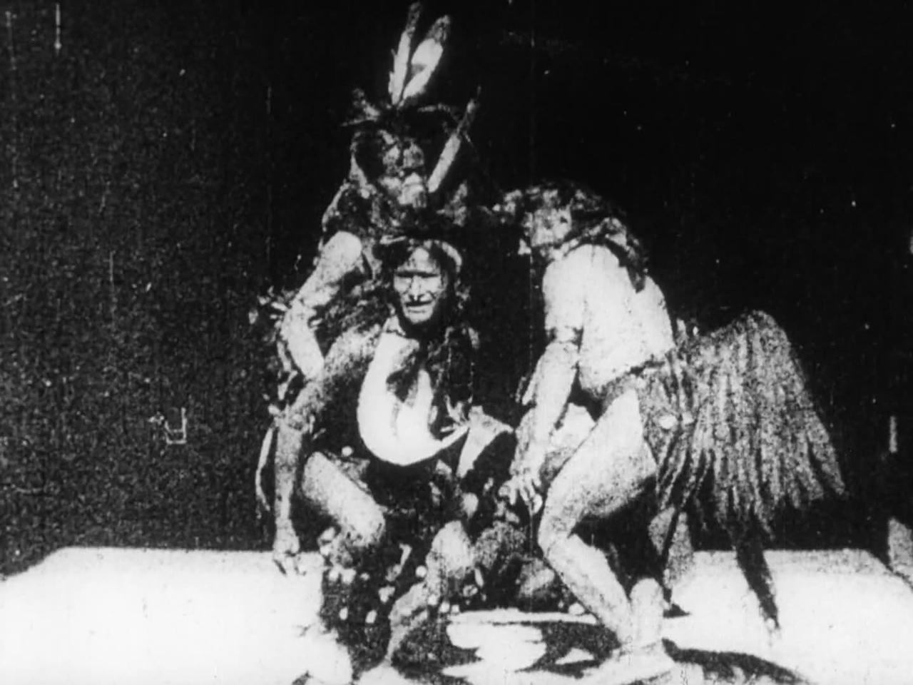Buffalo Dance (1894 Original Black & White Film)