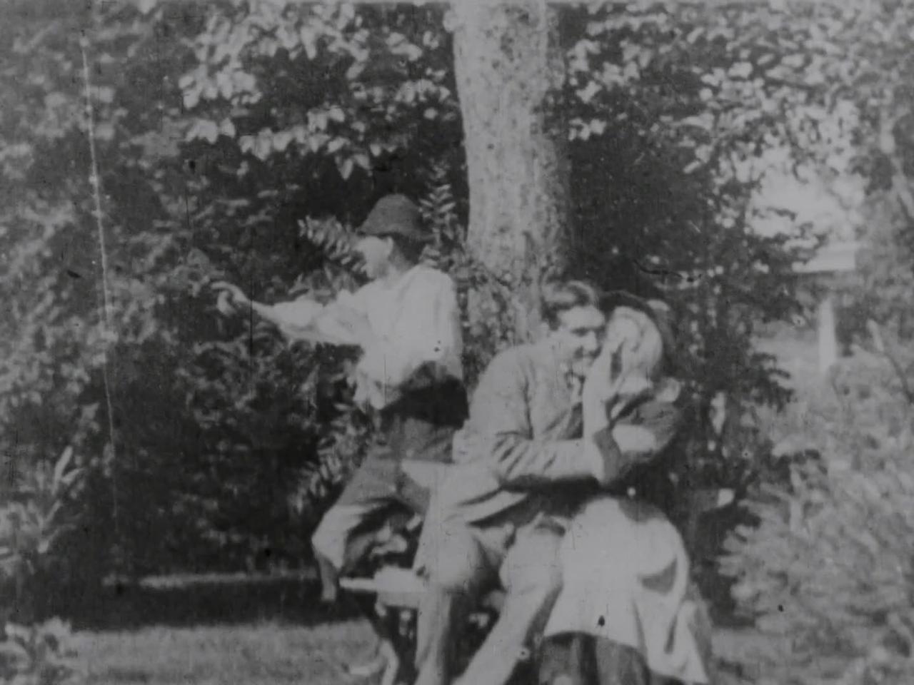 Comedy Scene, Interrupted Lover (1896 Original Black & White Film)