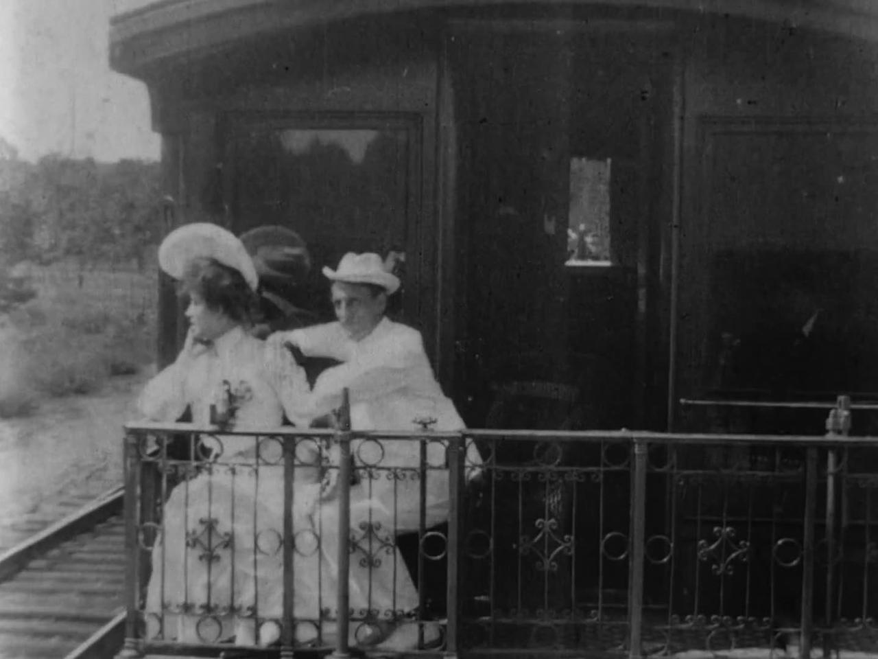 A Romance Of The Rail (1903 Original Black & White Film)