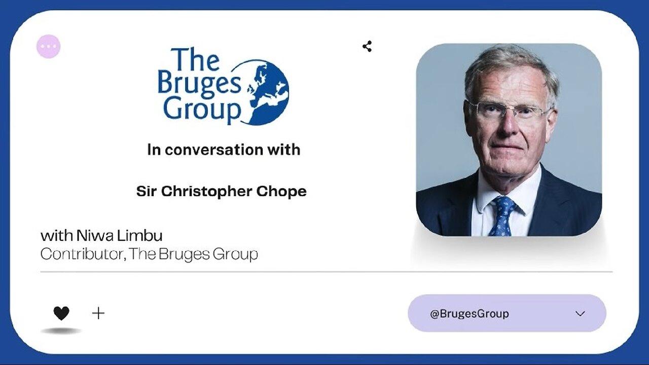 Christopher Chope talks to the Bruges Group