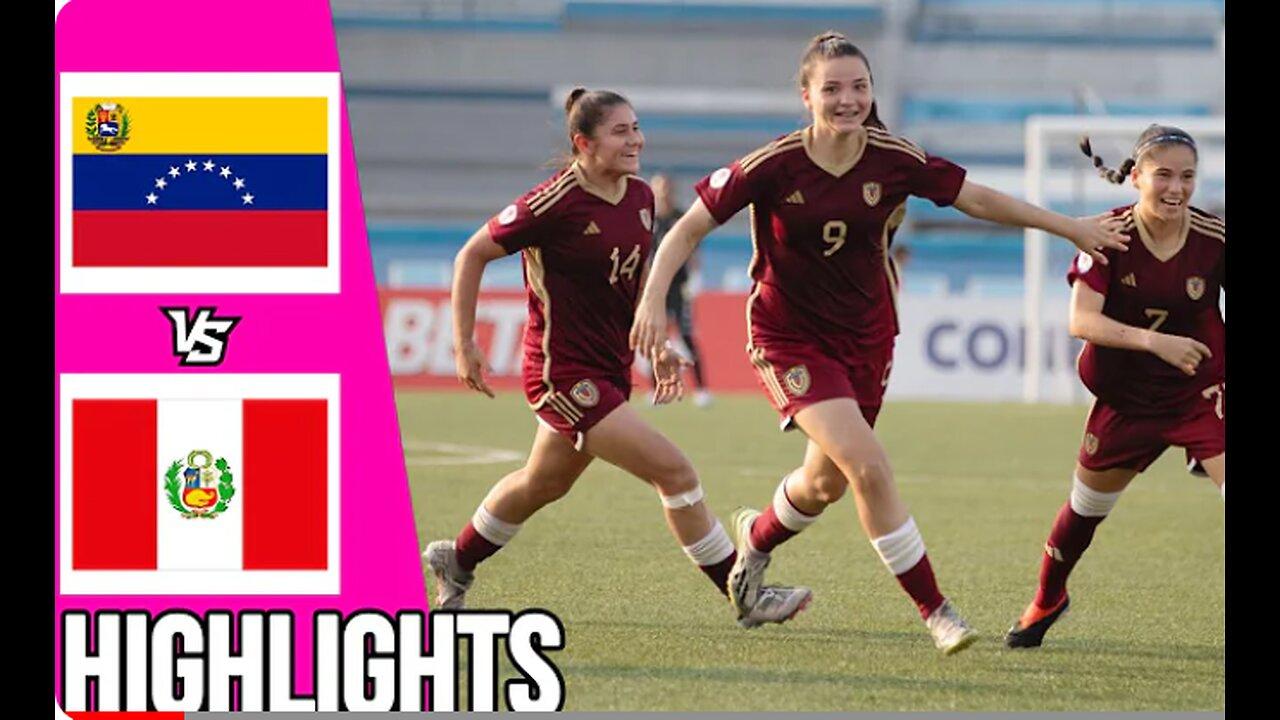 Peru vs. Venezuela _ Highlights _ South American Sub-20 Women's 2024
