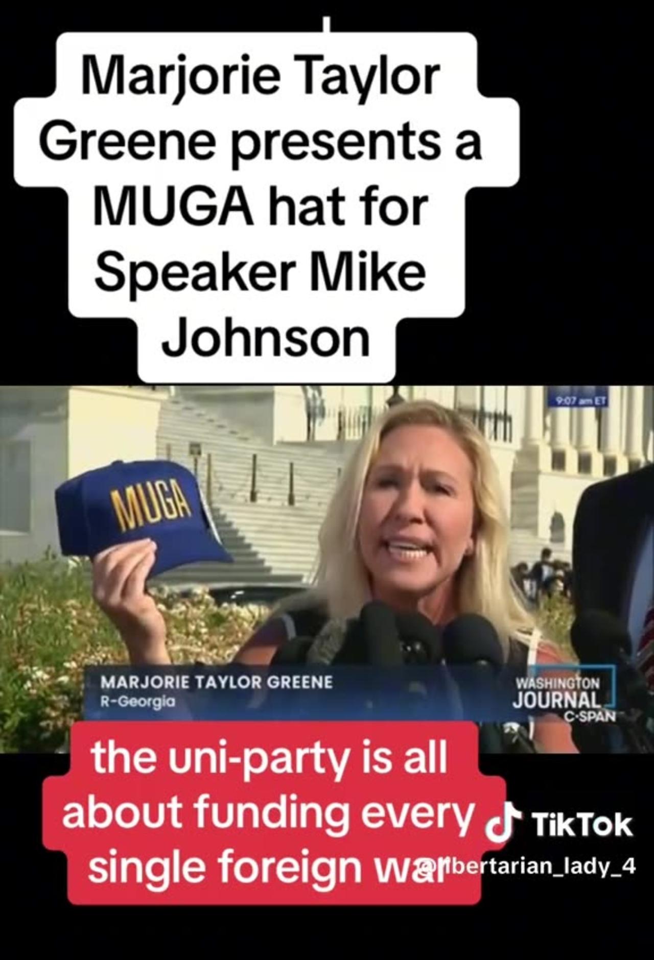 MTG presents the MUGA hat - One News Page VIDEO