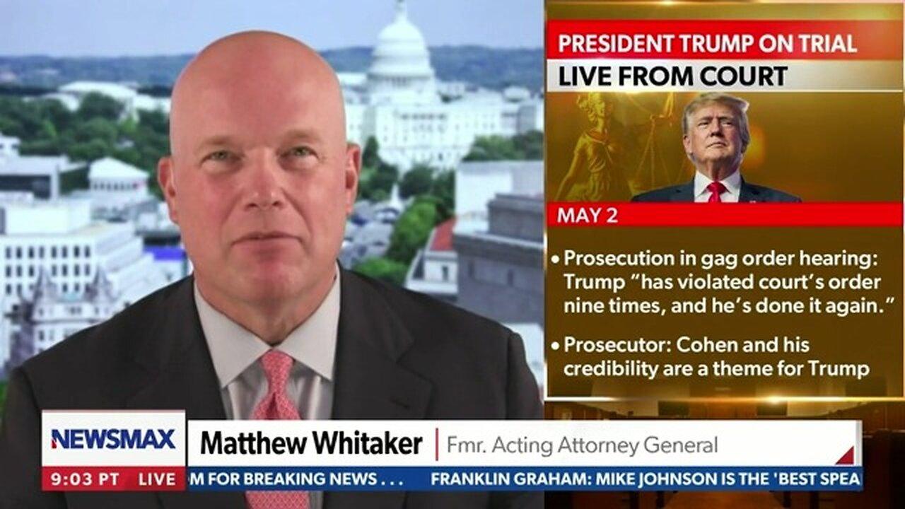 Matt Whitaker on Newsline - Newsmax 05.02.2024