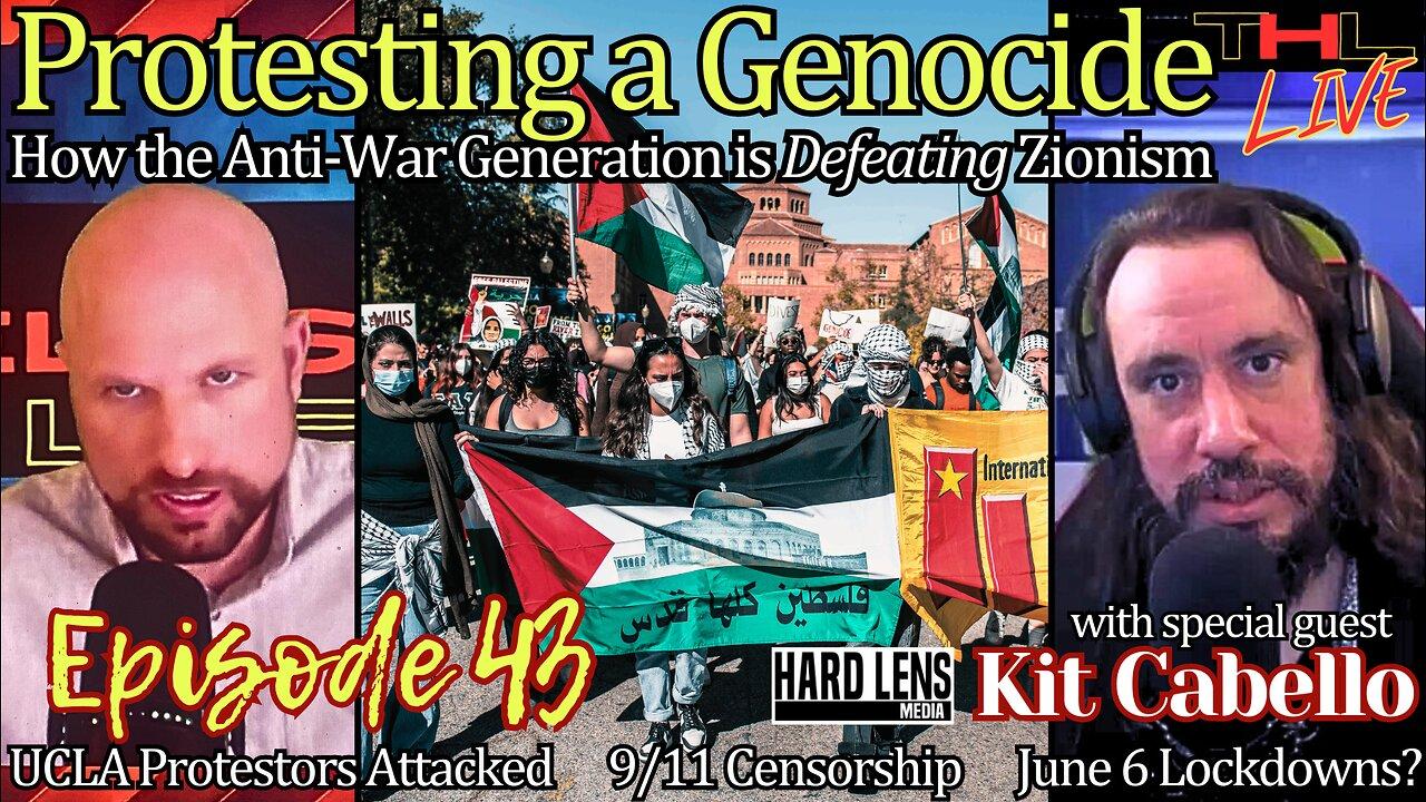 Protesting a Genocide with Hard Lens Media's KIT CABELLO, Zionists ATTACK Protestors & LAPD stand-off with CRAIG PASTA 