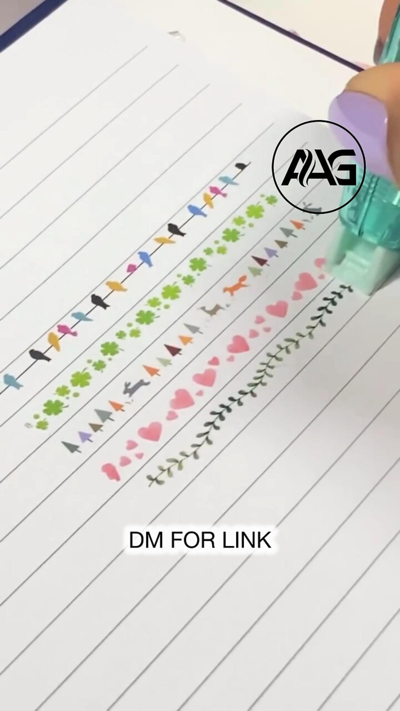 DIY Cute Animals Press Type Decorative Pen, Amazon Finds, Kids Gadget 5003
