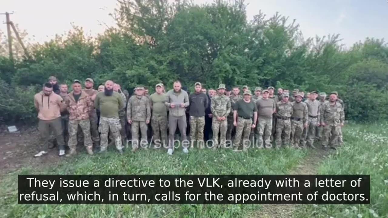 Ukrainian soldiers from the 68th Mechanized Infantry Brigade refuse to fight