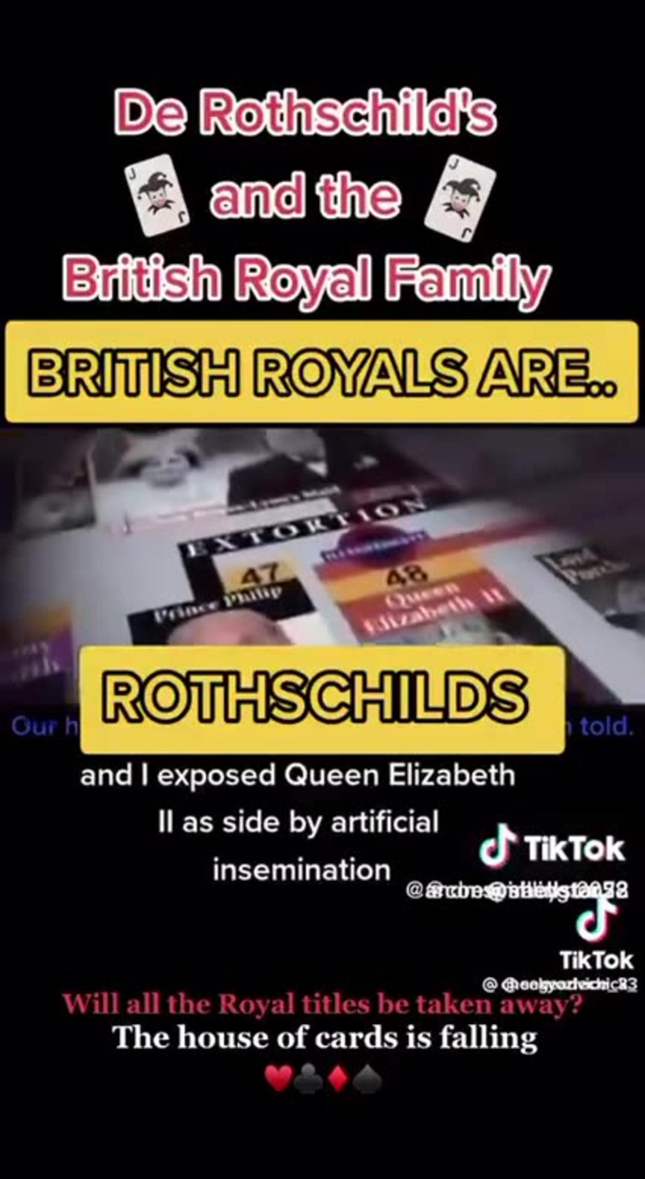 THE 'BRITISH ROYALS' ☭ ARE REALLY ROTHSCHILDS