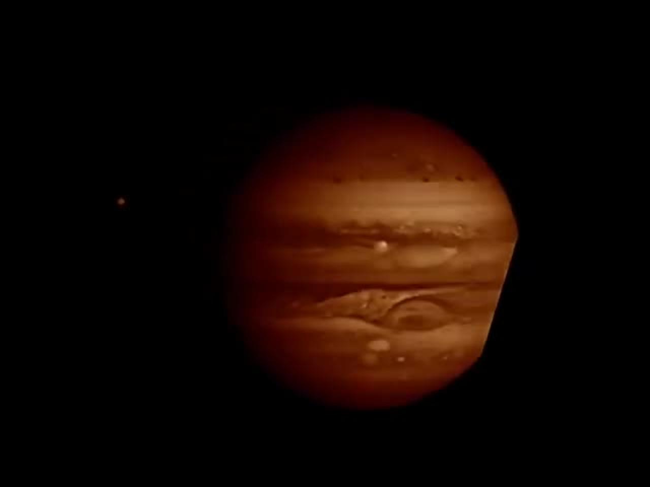 Raw Footage of Jupiter from Voyager 1 (1979) (