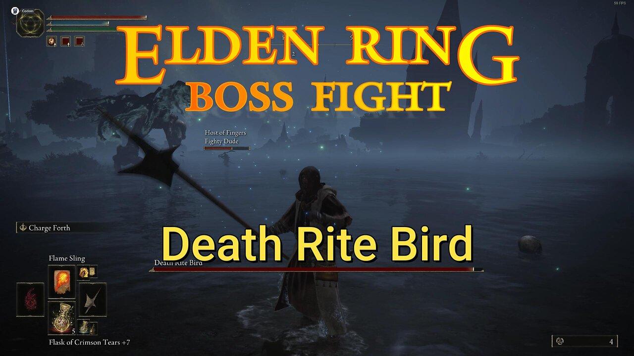 Elden Ring : Boss Fight - Death Rite Bird (but we lost)