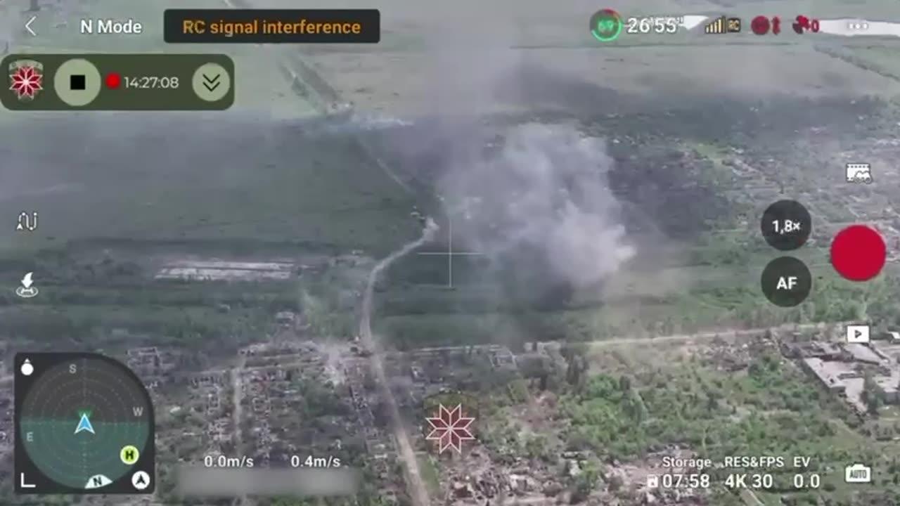 Ukrainian Artillery Forces Russians into Attacking Early(Krynki)