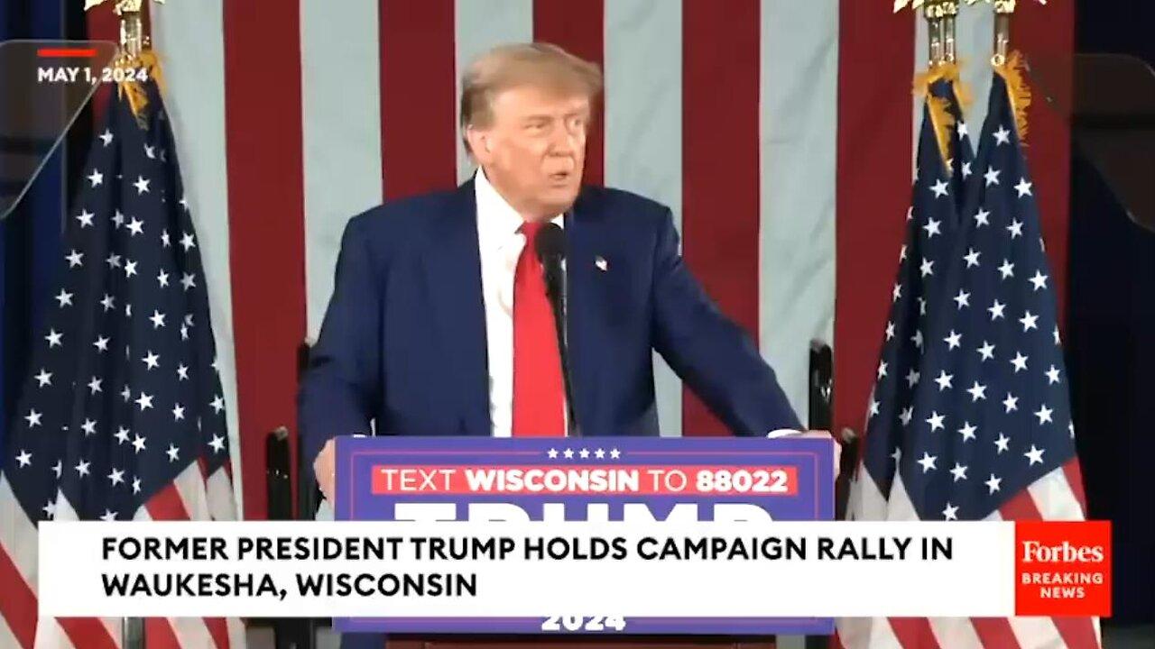 WI Vegan Restaurant Owner Joins Trump Onstage: 'Maybe You Can Convince Me With That Vegan Food'