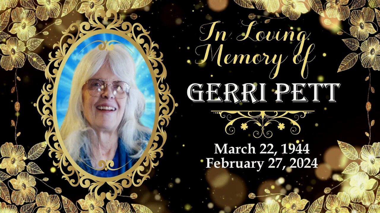 In Memory of Gerri Pett