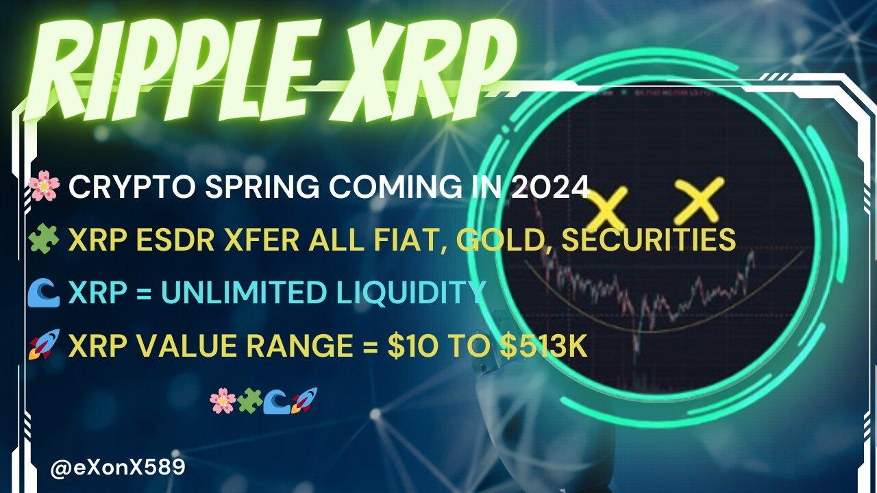 🌸 #CRYPTO SPRING 2024 🌊 #XRP = UNLIMITED LIQUIDITY 🚀 VALUE RANGE = $10 TO $513K
