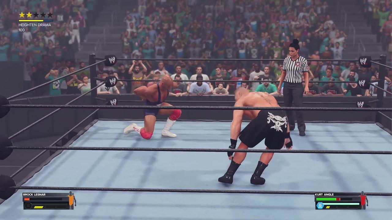 BlackMonkTheGamer - WWE 2K23: Brock VS Angle