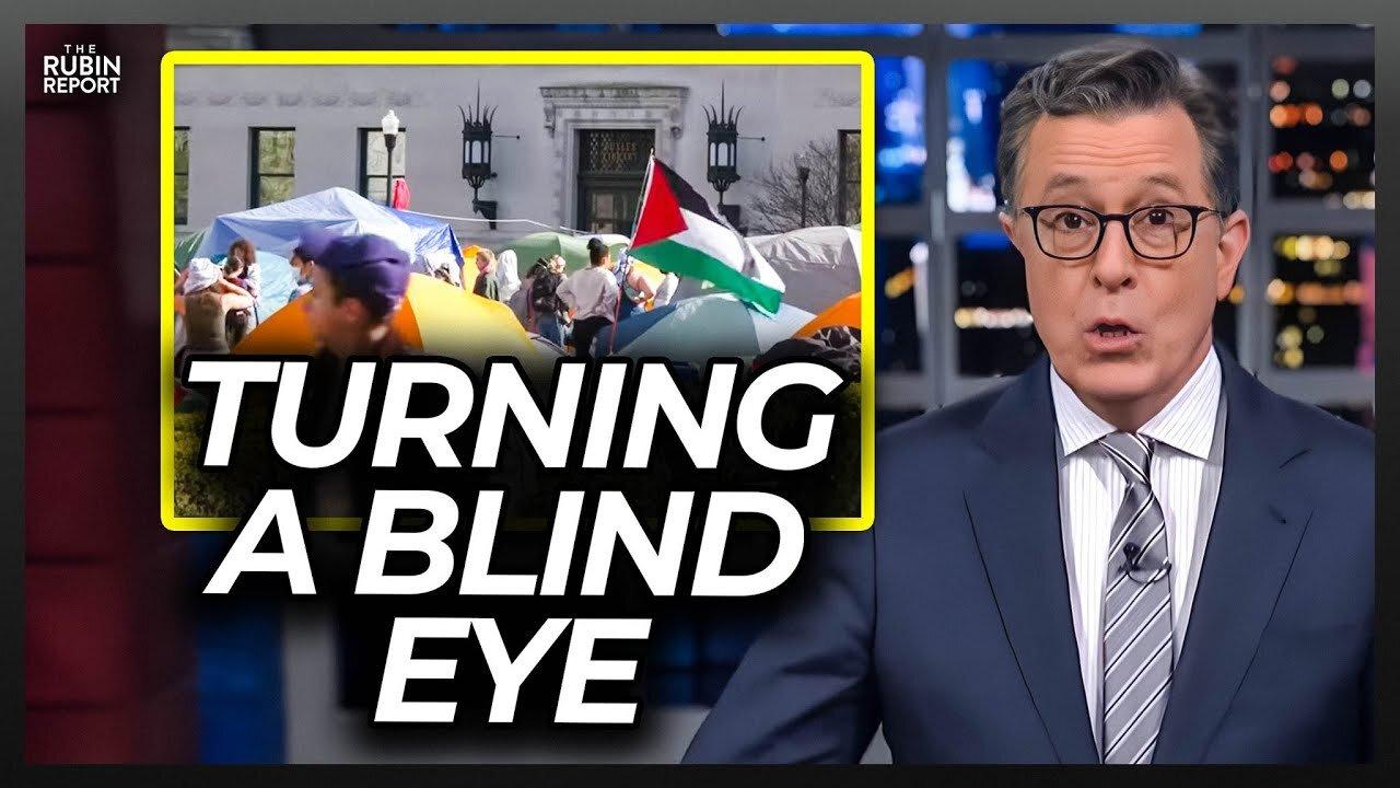Stephen Colbert Covers Up the Darkest Aspects of Palestine Protests