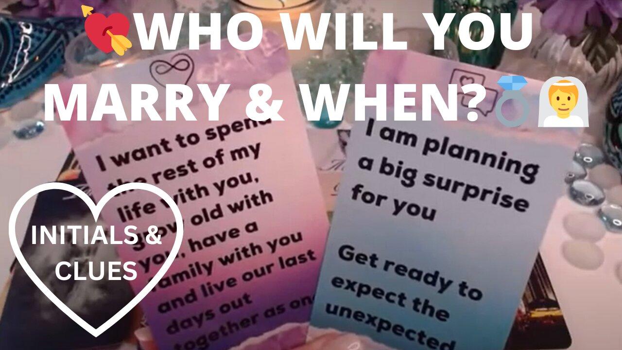 💘WHO WILL YOU MARRY & WHEN?💍👰💒✨FIREWORKS & HAPPINESS💐🪄💘COLLECTIVE LOVE TAROT READING ✨