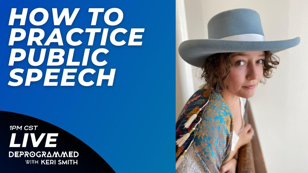 How to Practice Public Speech - LIVE - One News Page VIDEO