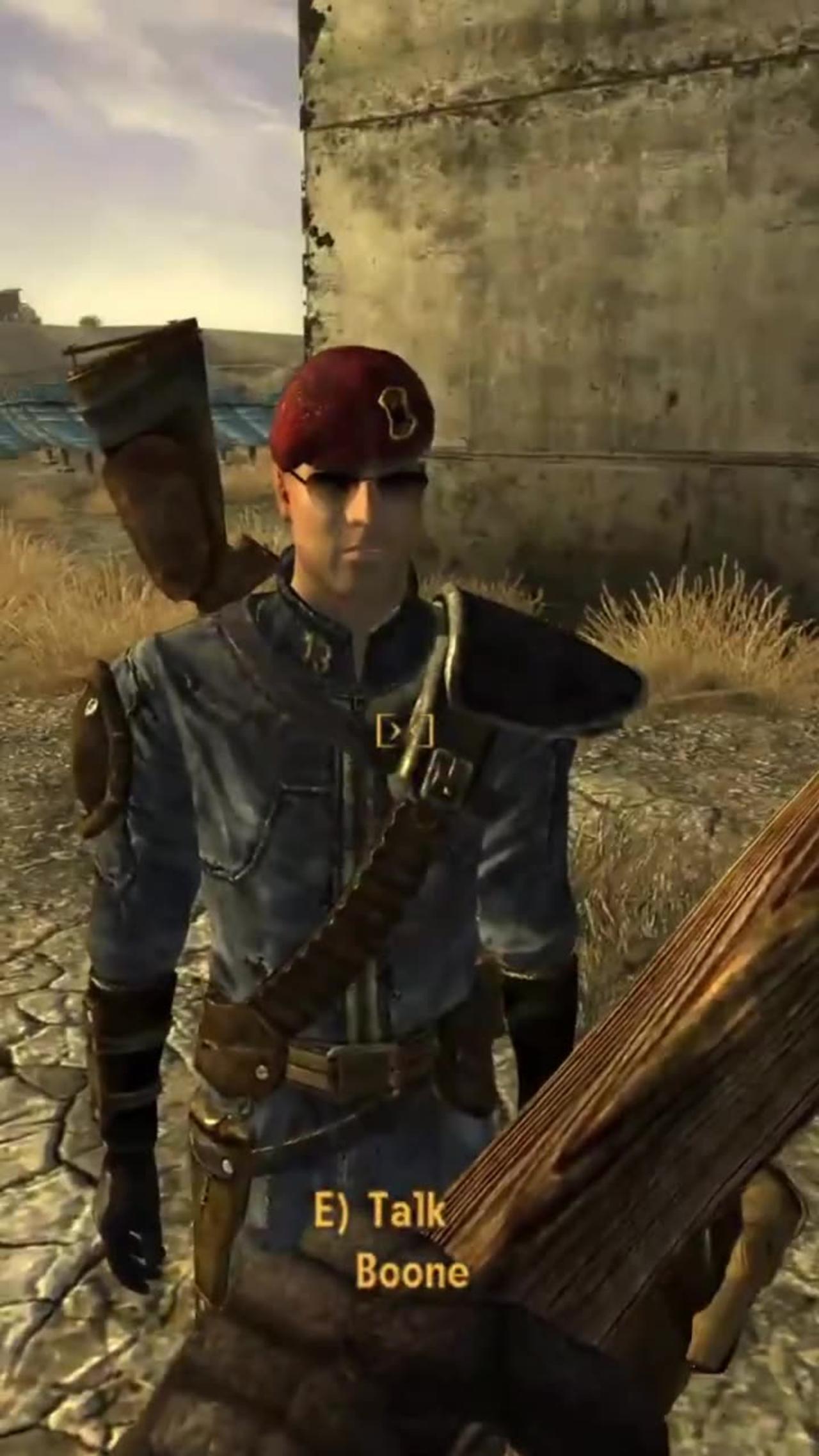 Doing Boone's Questline The Wrong Way in Fallout- New Vegas #fallout #gaming #shorts