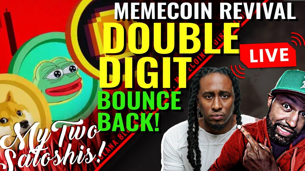 Memecoin Mania? Doge & Shiba Skyrocket w/ Bitcoin Bounce! (Emergency Livestream with Hotep Jesus!)