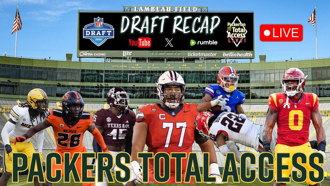 LIVE Packers Total Access | Green Bay Packers News | NFL Draft 2024 Recap | #GoPackGo #Packers