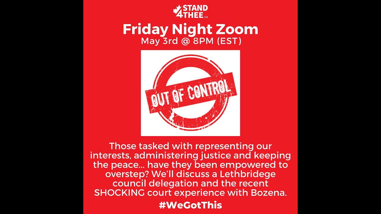 Stand4THEE Friday Night Zoom May 3rd - Overreach