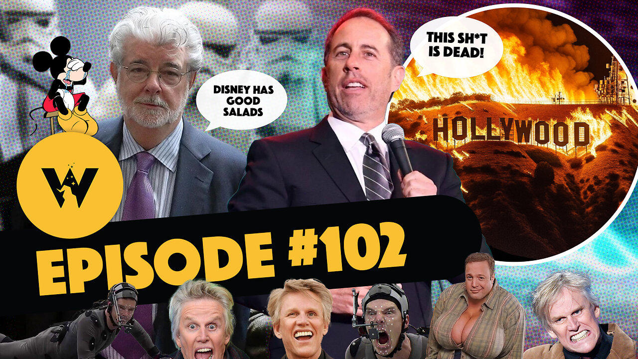 George Lucas To Save Star Wars, Seinfeld on Hollywood, Hollywood Loses $30B - WizardShack Podcast