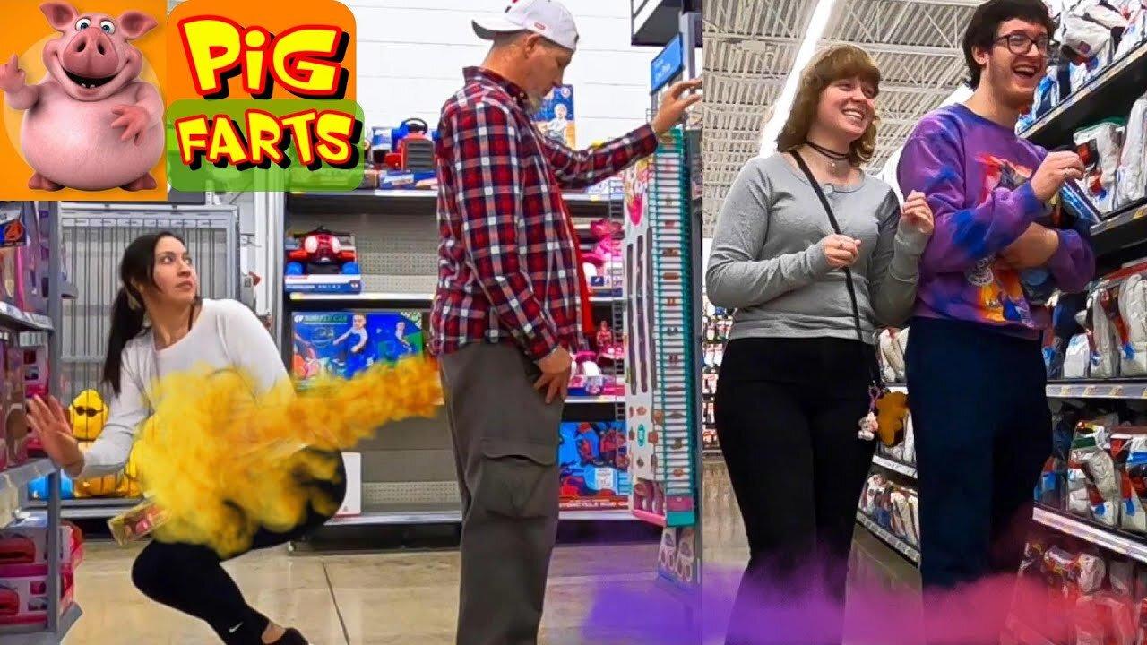 FARTING LIKE A PIG (Part 1) 🐷💩 Funny Fart Prank! 🐖💨