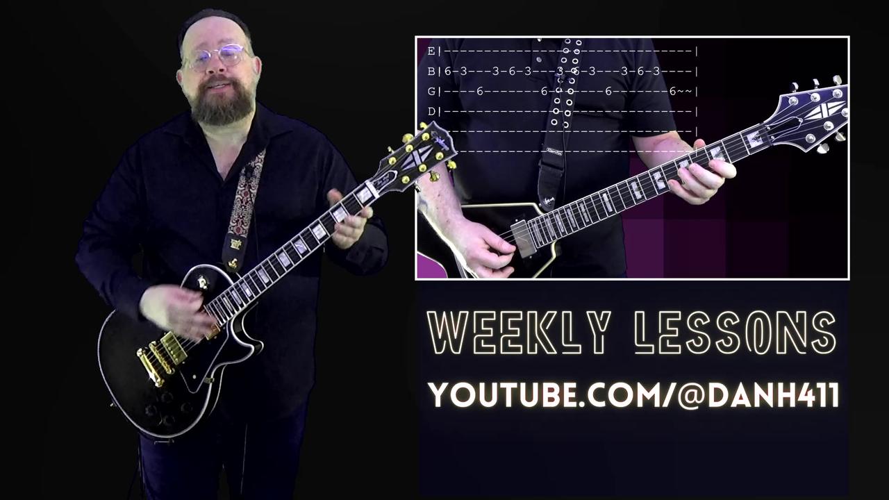 Learn Guitar at YouTube.com/@DanH411 #guitarlessons #learnguitar #leadguitar #guitarsolos #guitar
