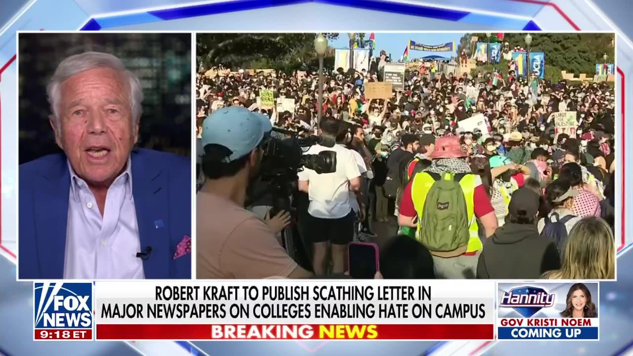 HANNITY ..Robert Kraft Americans who care about their country need to 'speak up now'