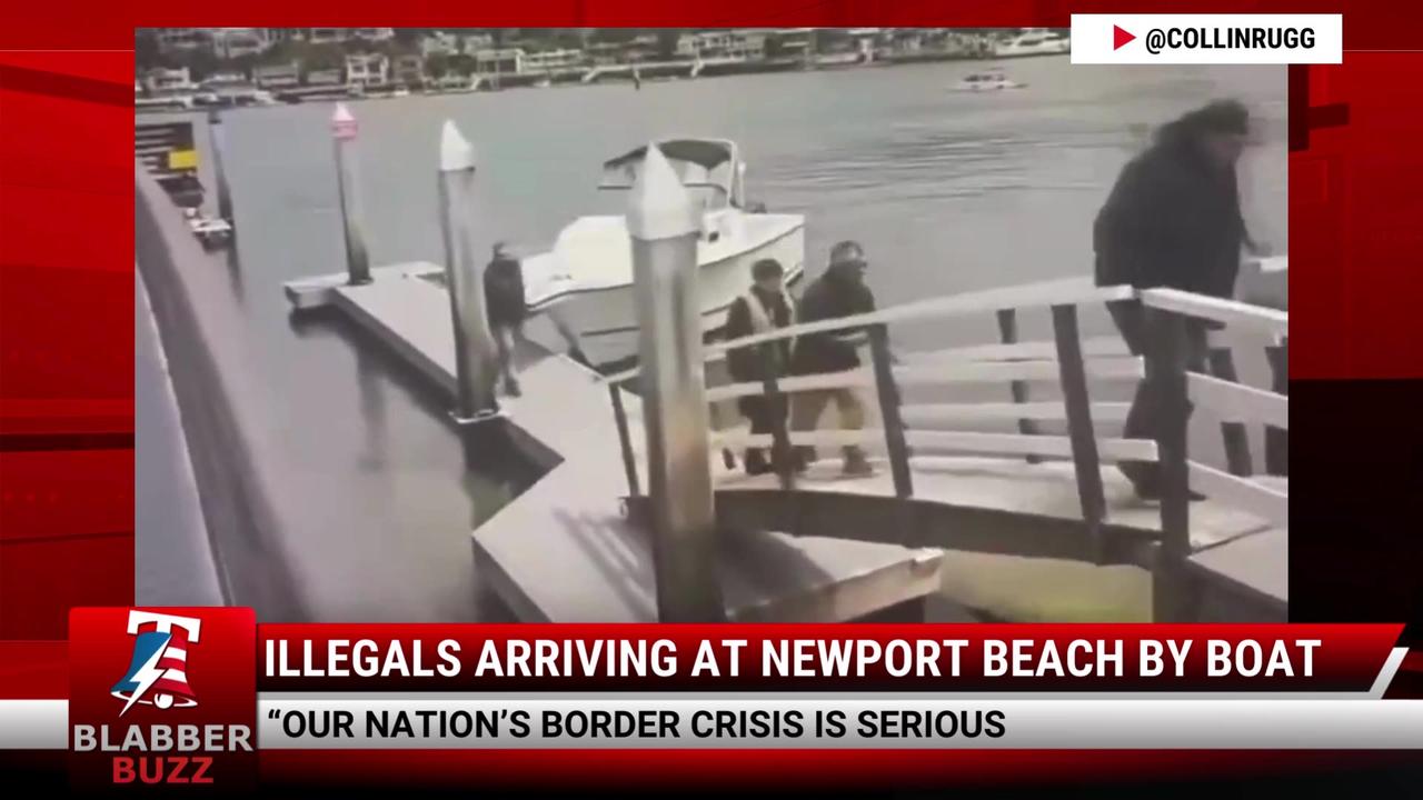 Illegals Arriving At Newport Beach By Boat