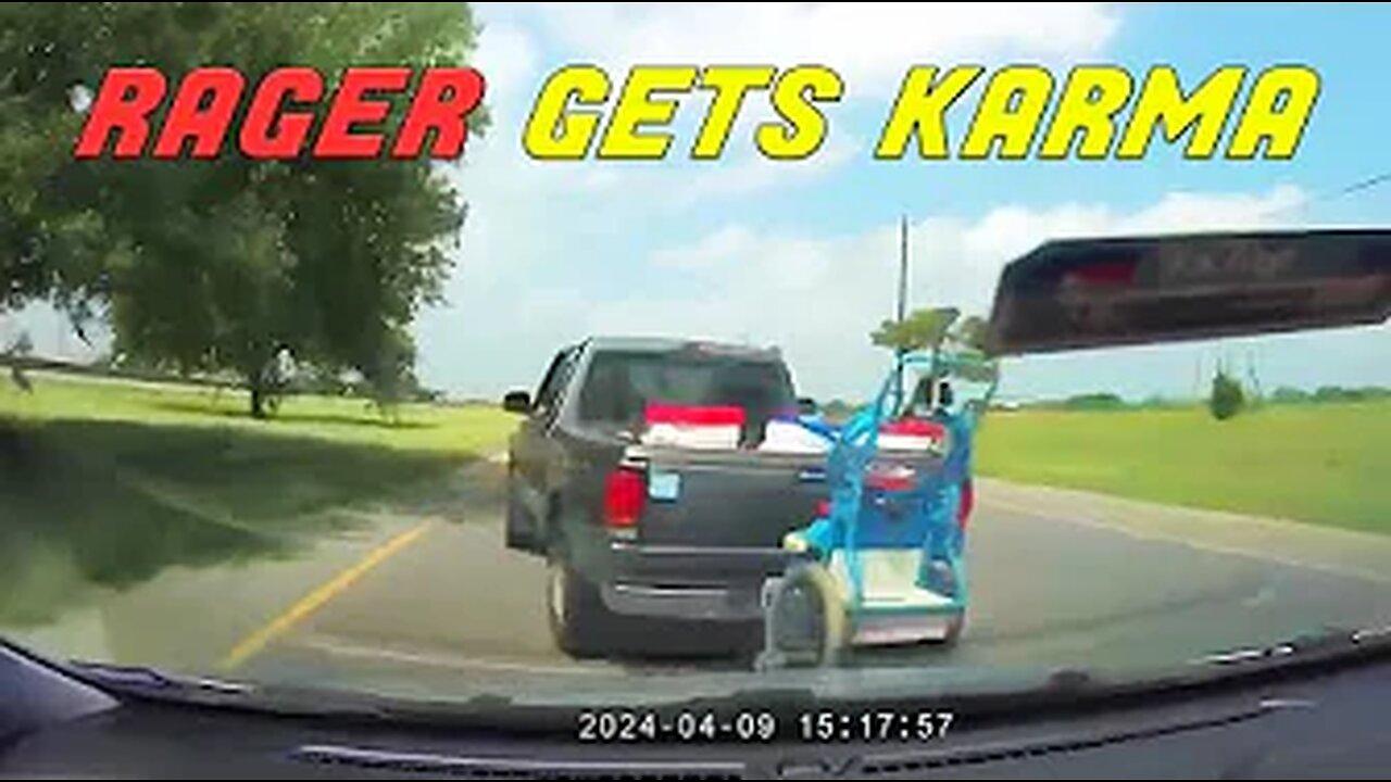 BEST OF ROAD RAGE | Man Tries to RAM Another Car but Ends Up Crashing Head-on with a Barrier