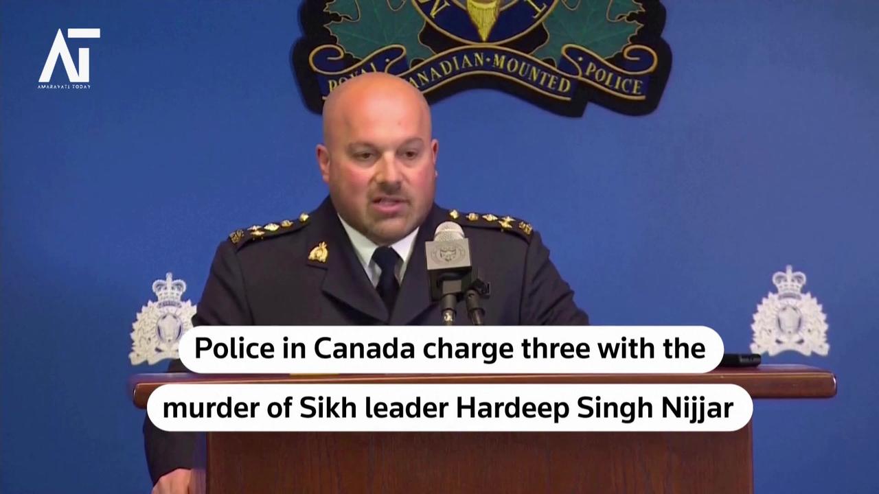 Canada Arrests 3 for Sikh Leader's Murder India Link Investigated | Amaravati Today