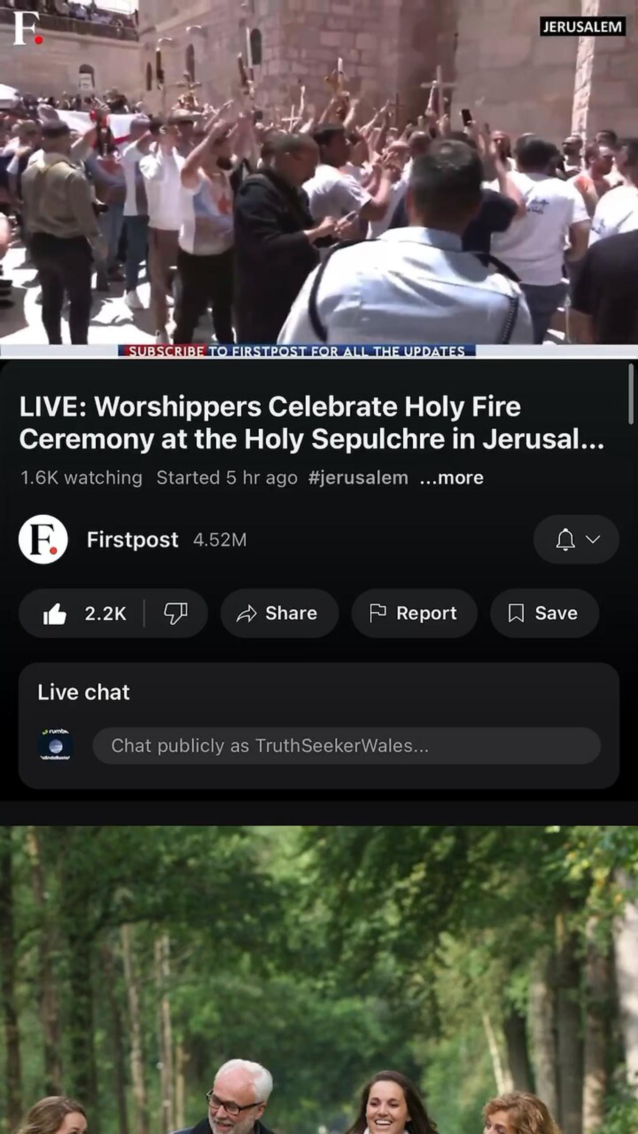 Jerusalem :Holy Fire in Jerusalem on May the 4 rth 2024