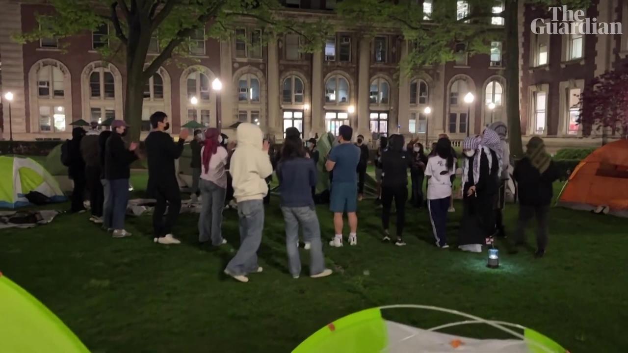 Defiant and Determined: Columbia University's Barricade Standoff