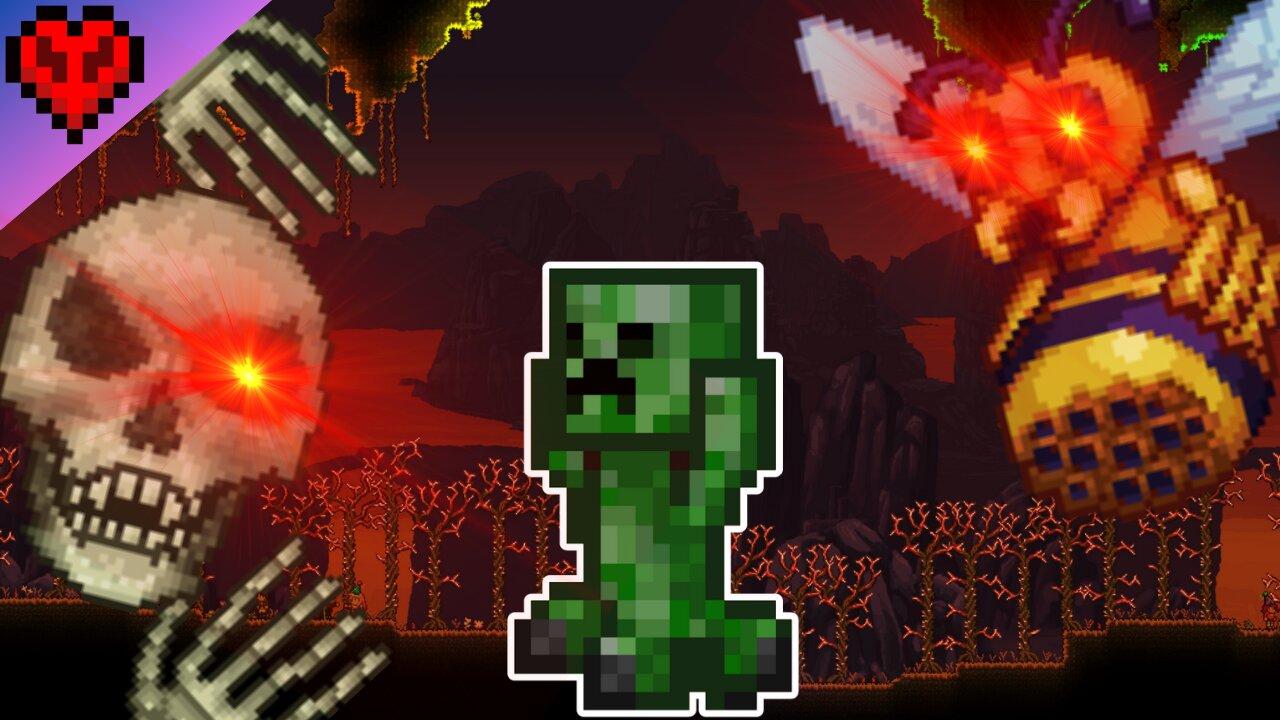 Terraria's Zenith Seed - Skeletron and Queen Bee (Live Stream)