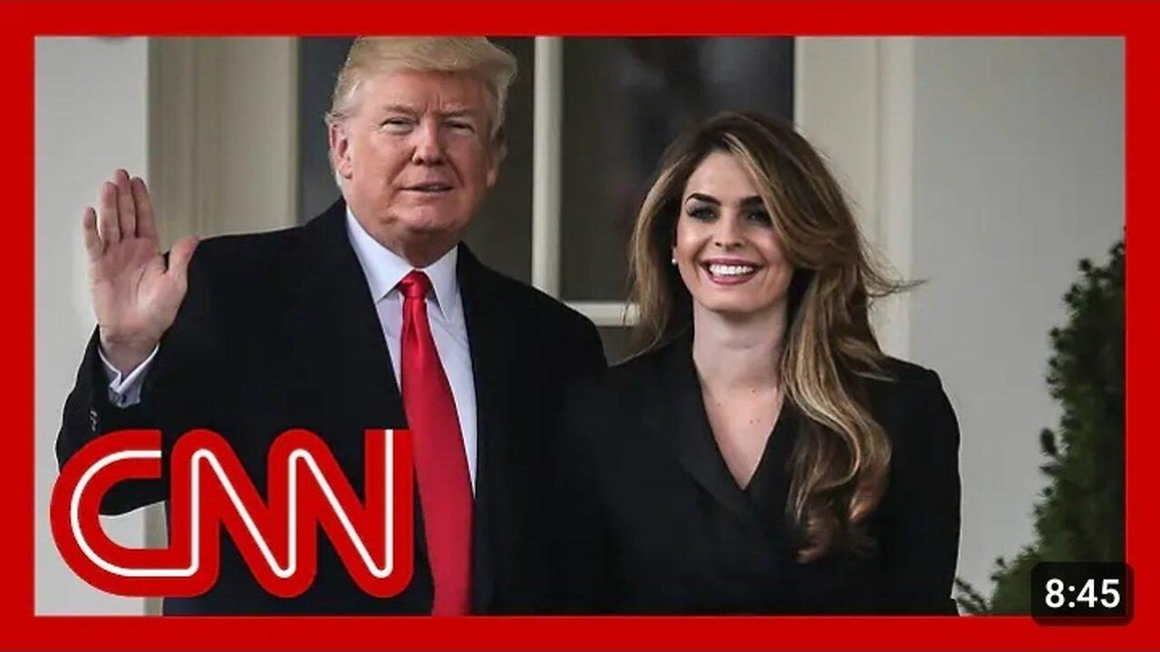 CNN anchor describes Trump's reaction to seeing Hope Hicks cry on the stand