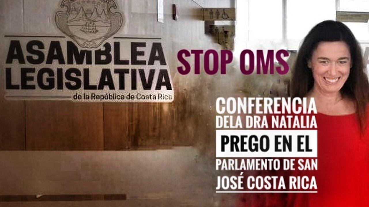 Ponencia de la Dra. Natalia Prego Cancelo en el Parlamento de Costa Rica