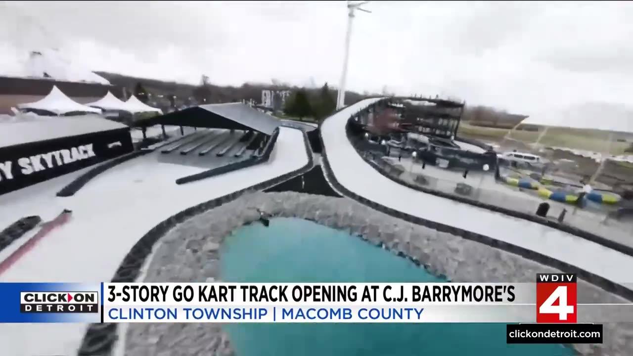 3-story go-kart track opening at C.J. Barrymore's in Michigan