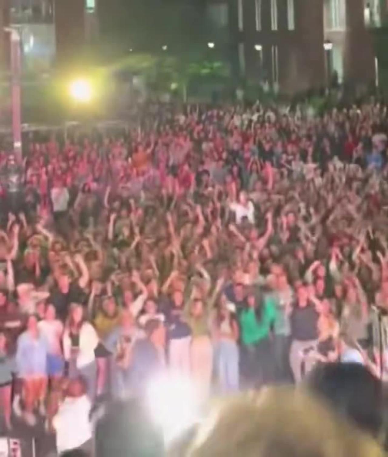 These students were told they had to stay silent… so they decided to throw a massive party worshiping the Lord!