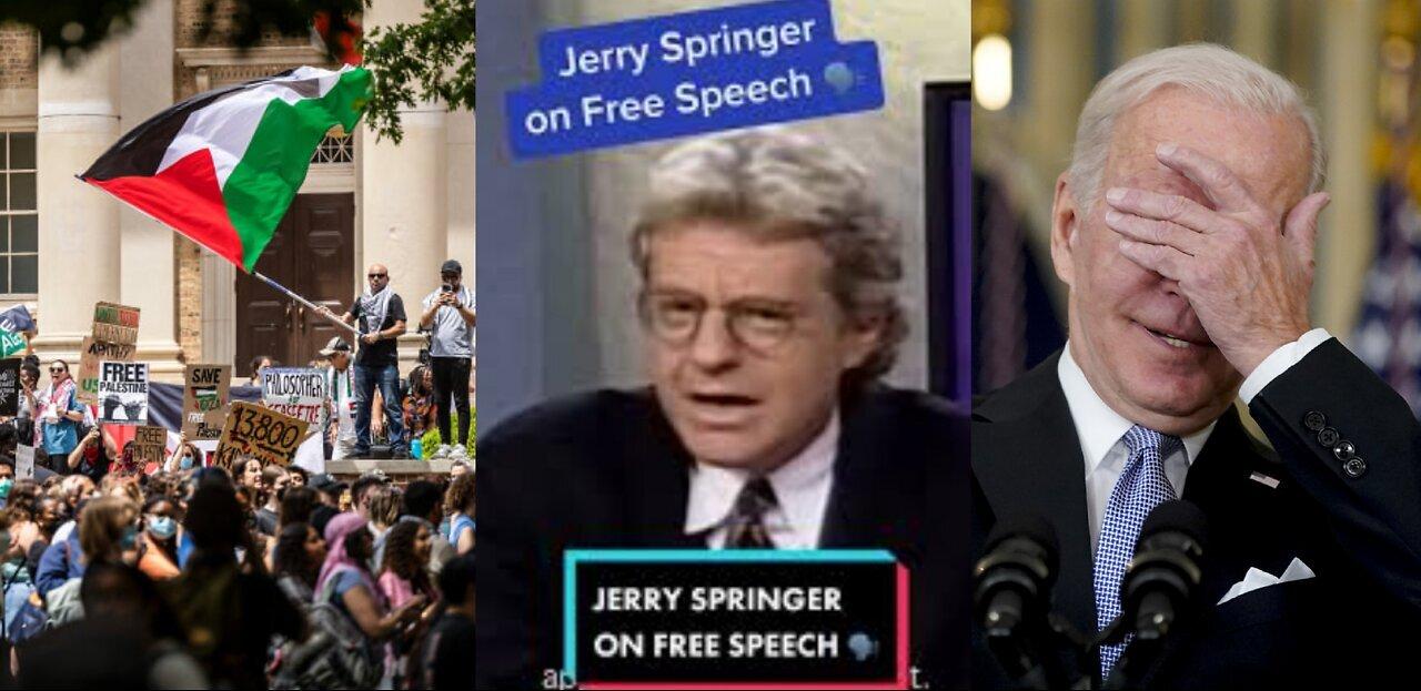 Jerry Springer's Words On Free Speech Still Resonate Today As MSNBC & Democrats Talk Down To Voters