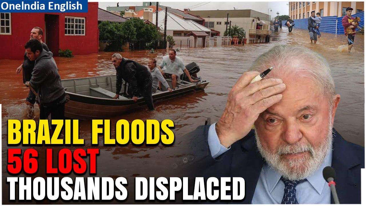 Brazil Floods: At least 56 people Lost Lives, Several Displaced | Rescue Operations Underway