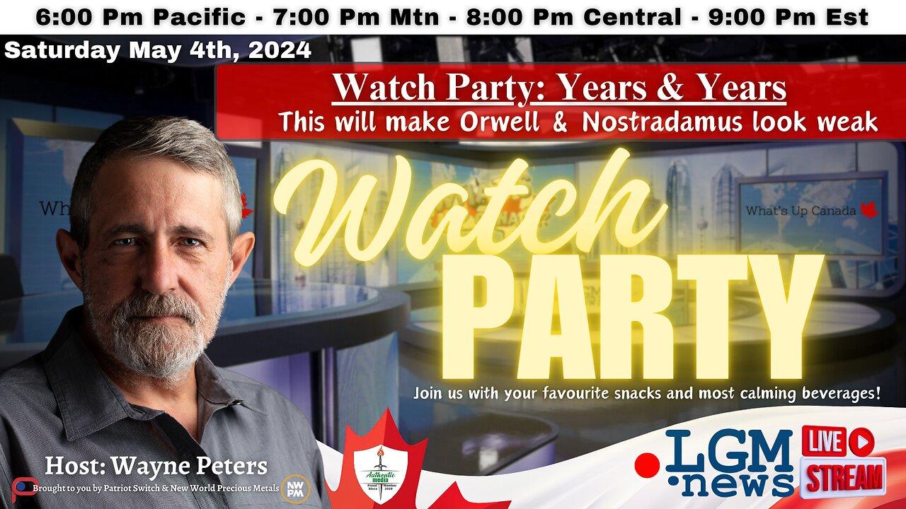 Watch Party: Years & Years (Viewer Discretion Advised)
