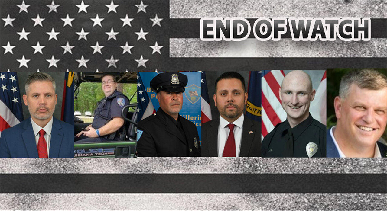 6 Fallen Officers This Week - Line of Duty Deaths up 22% this year - What is Wrong America?