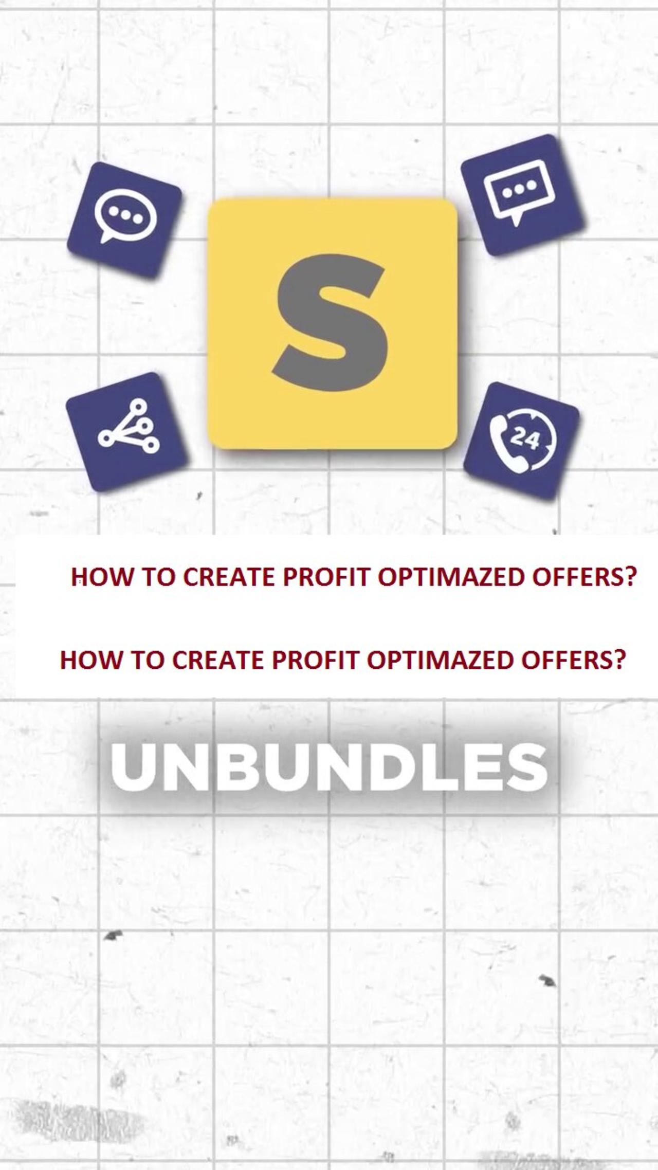 HOW TO CREATE PROFIT OPTIMAZED OFFERS?