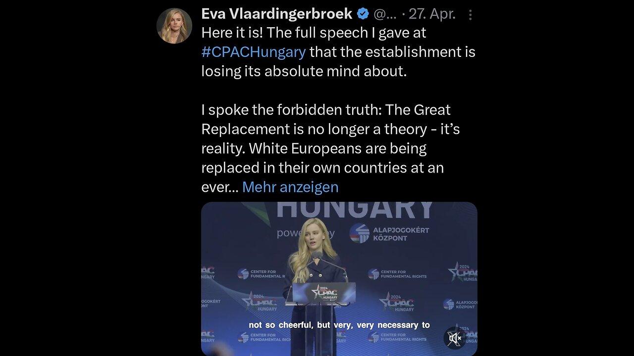 The civil war prepared by the Talmudic organizations - Europe has fallen - Eva Vlaardingerbroek