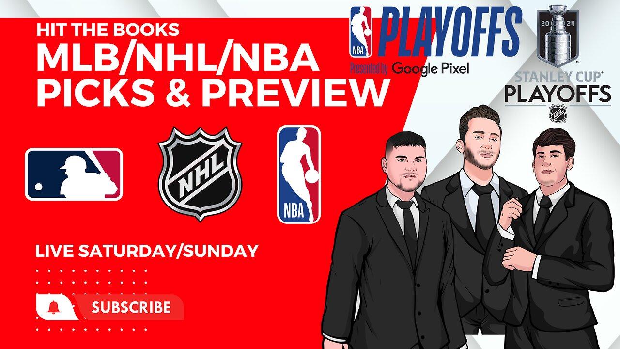 NHL/NBA/MLB Picks & Preview - LIVE