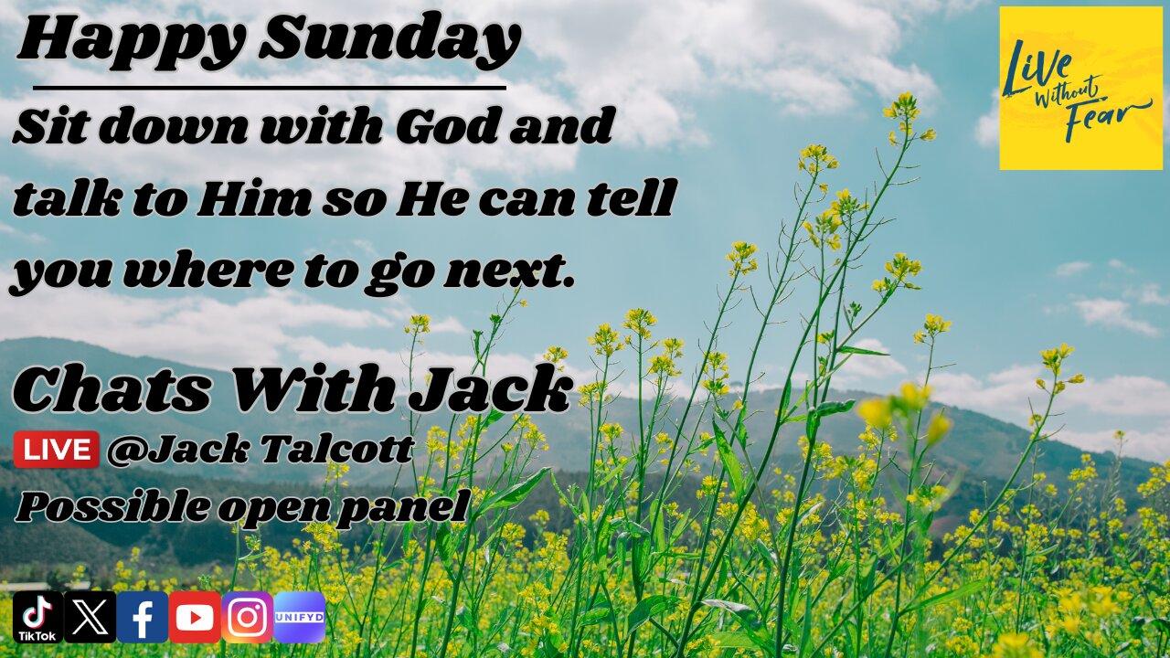 Talking with God; Chats with Jack and Open(ish) Panel Opportunity